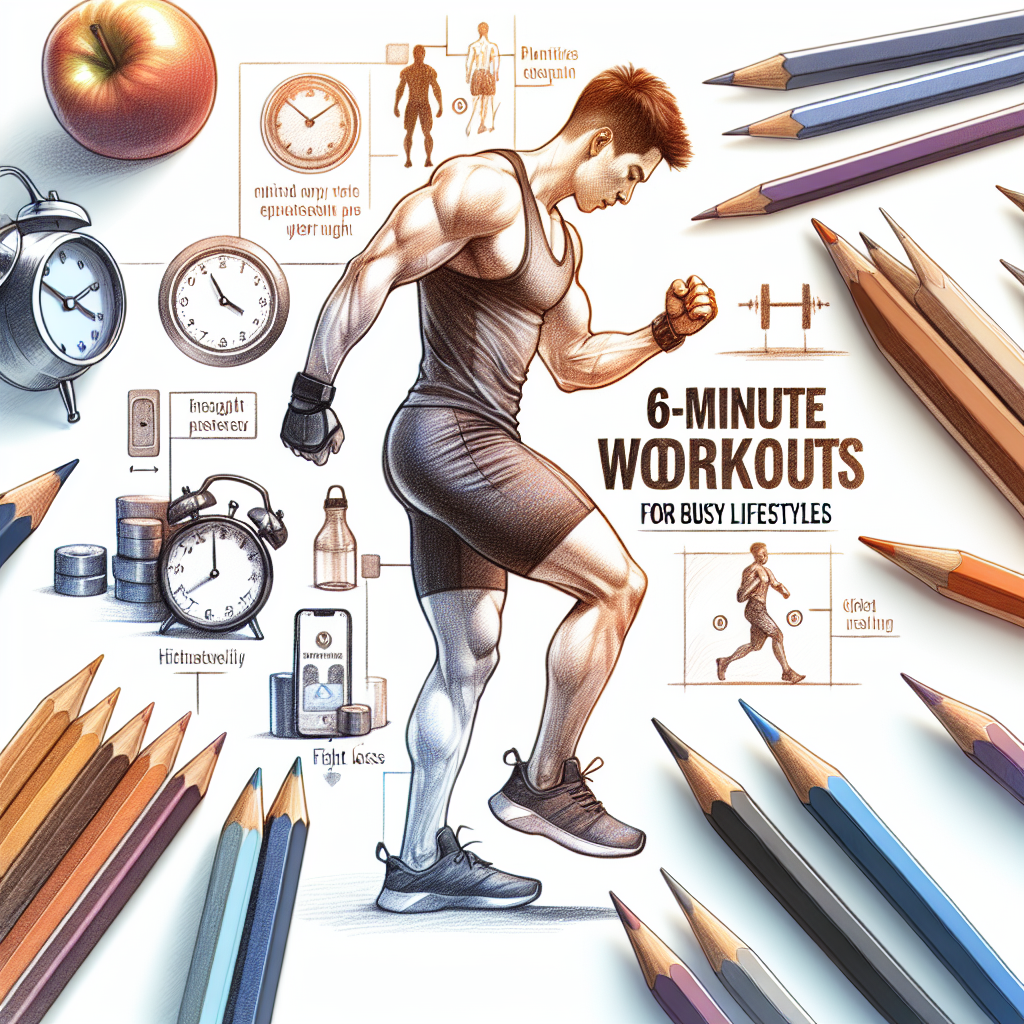 Colored-pencil illustration representing the topic: Fitness and Health
