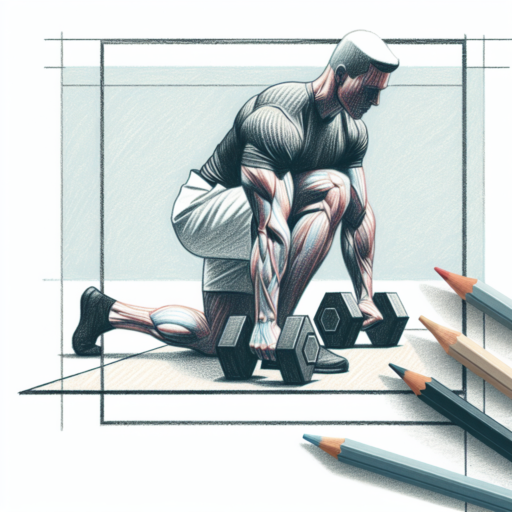 Colored-pencil illustration representing the topic: Fitness and Health