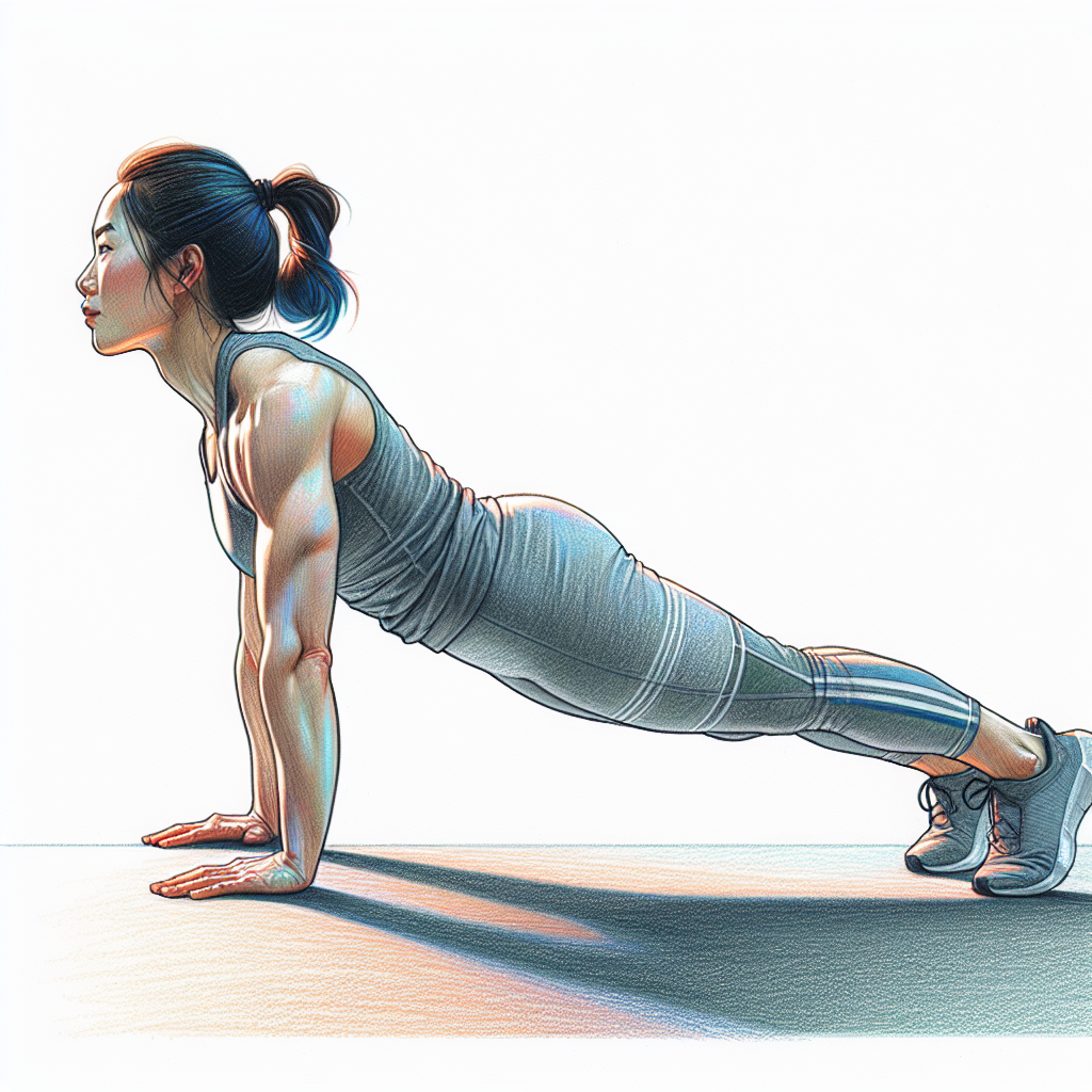 Colored-pencil illustration representing the topic: Fitness Training