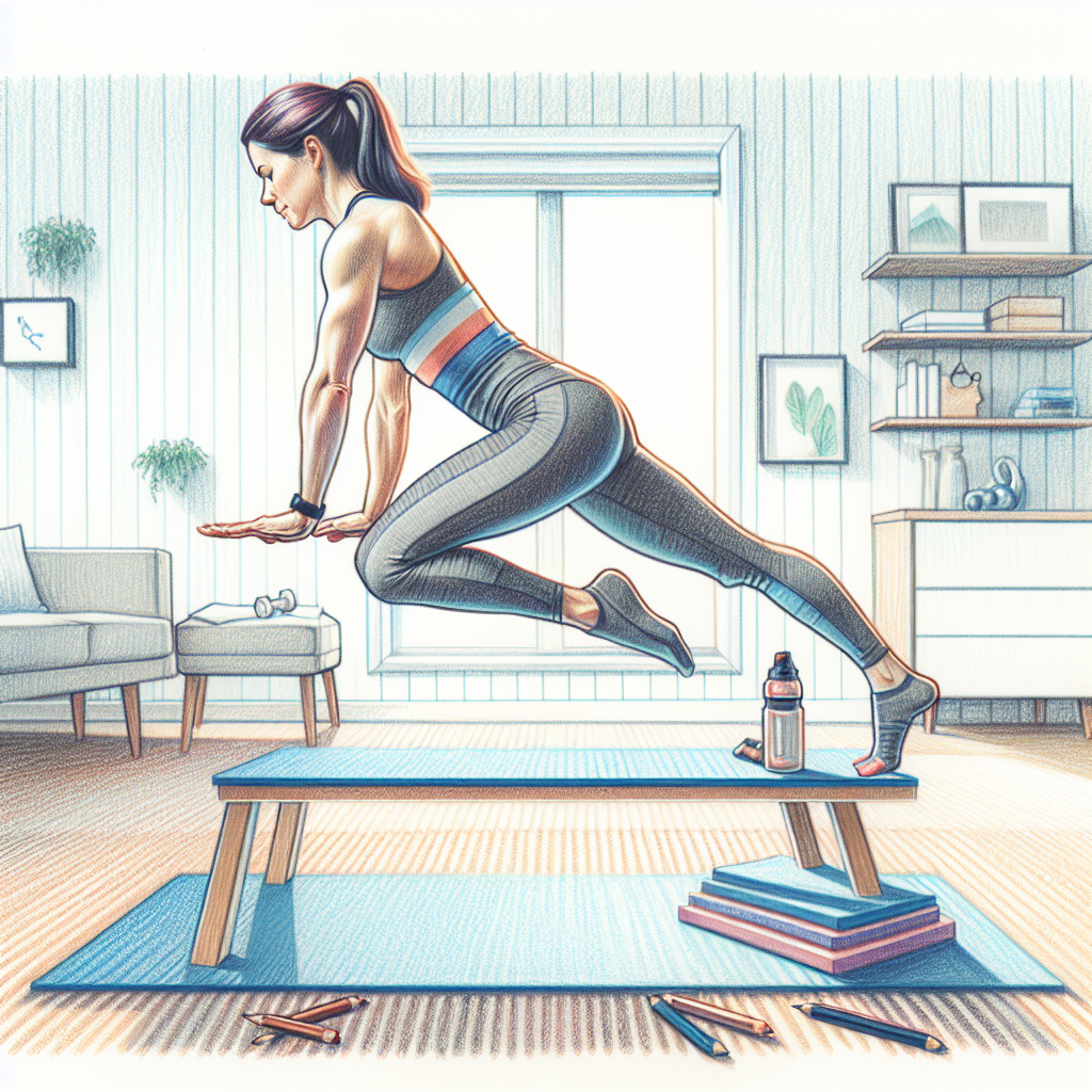 Colored-pencil illustration representing the topic: Fitness Workouts