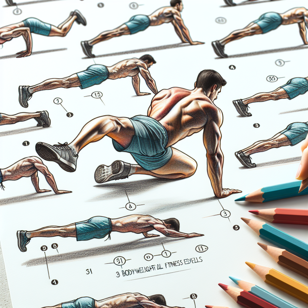 Colored-pencil illustration representing the topic: Fitness & Workouts