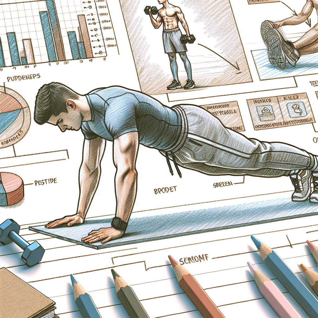 Colored-pencil illustration representing the topic: Fitness and Health