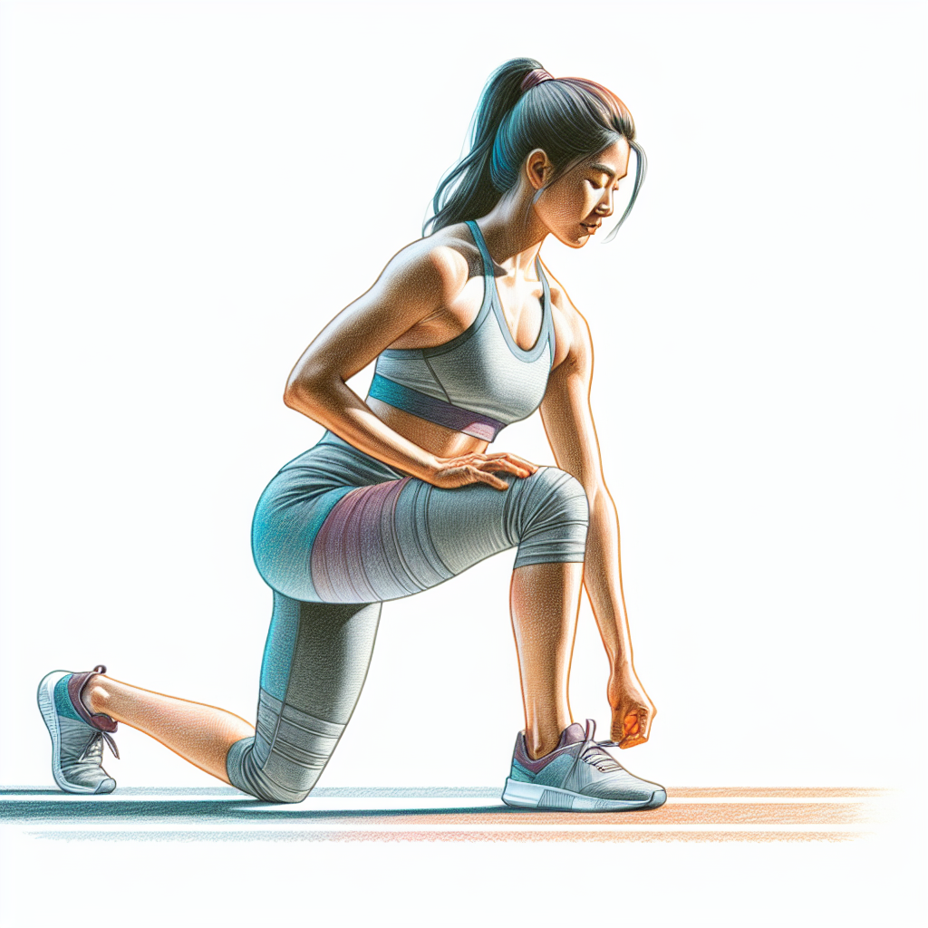 Colored-pencil illustration representing the topic: Fitness
