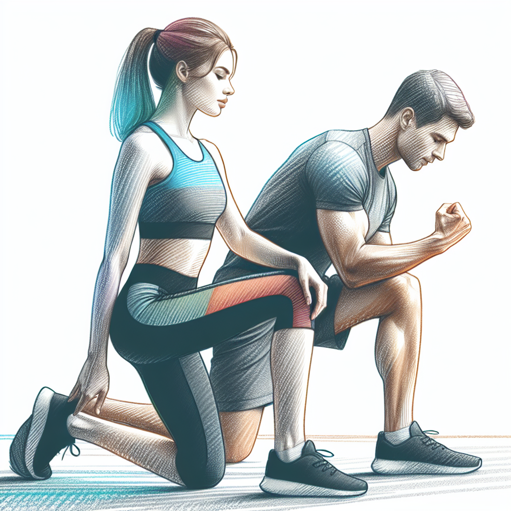 Colored-pencil illustration representing the topic: Fitness and Health