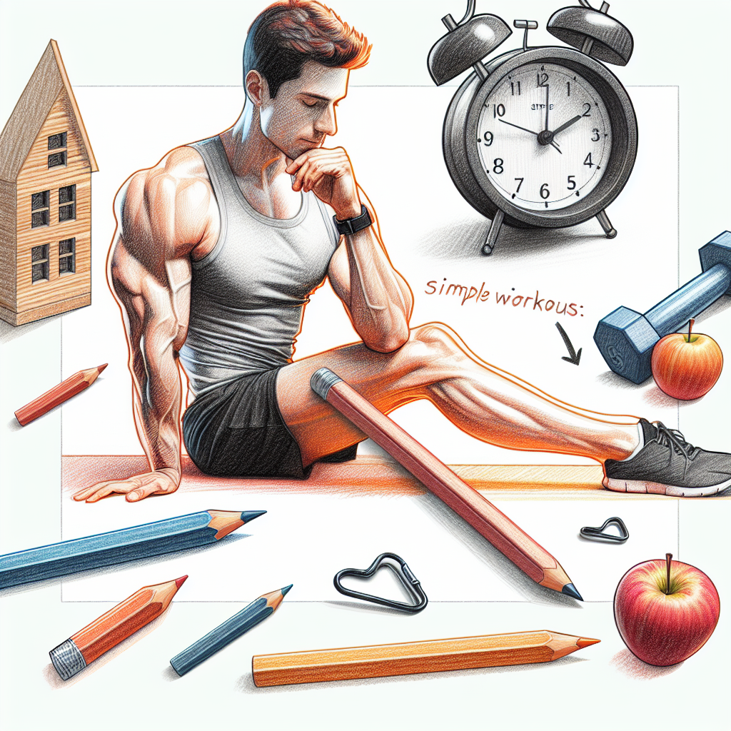 Colored-pencil illustration representing the topic: Fitness Strategies