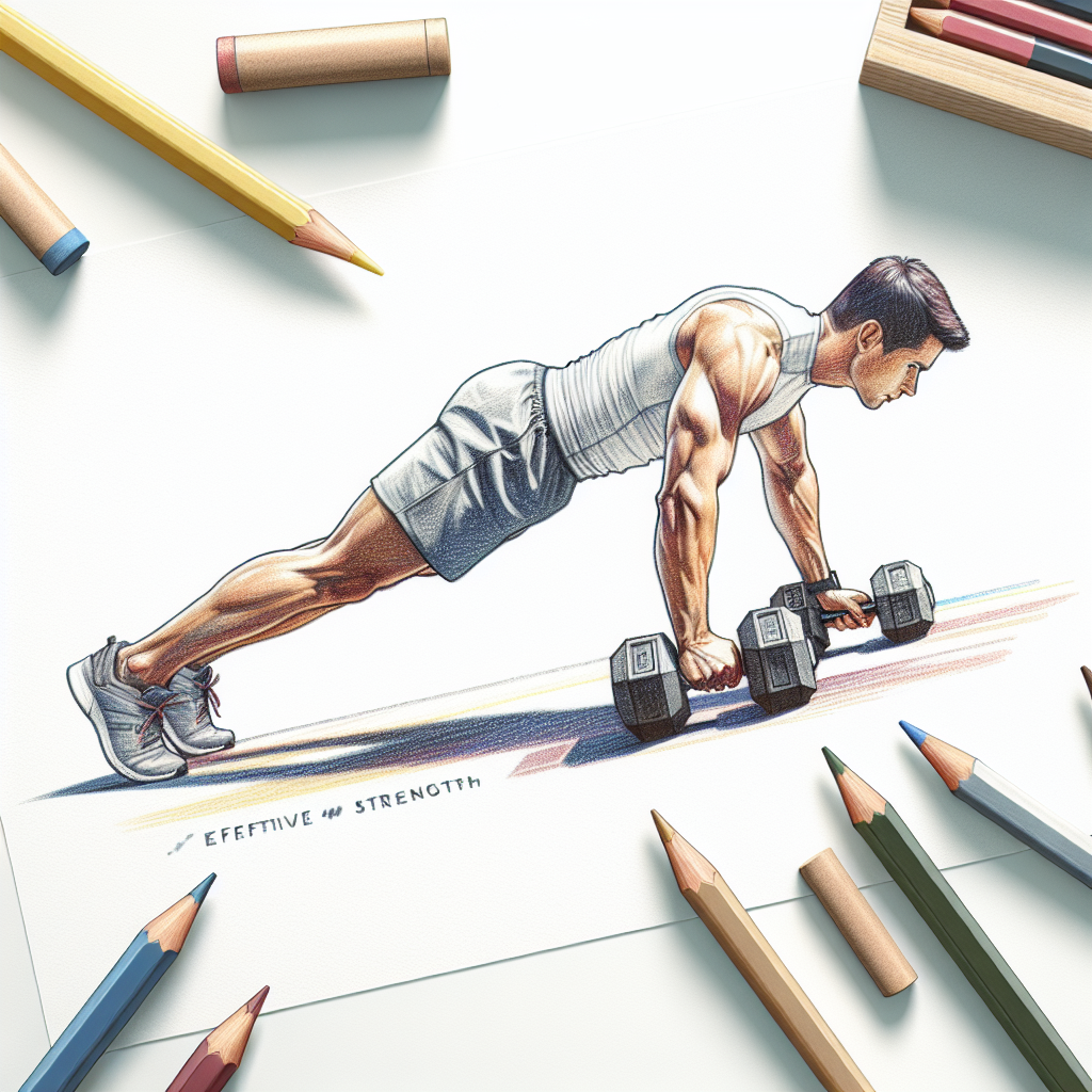 Colored-pencil illustration representing the topic: Fitness Training