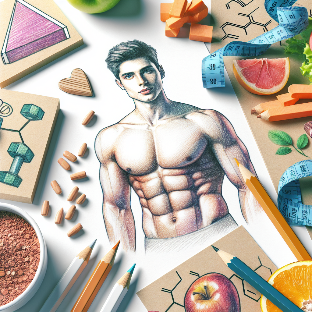 Colored-pencil illustration representing the topic: Nutrition