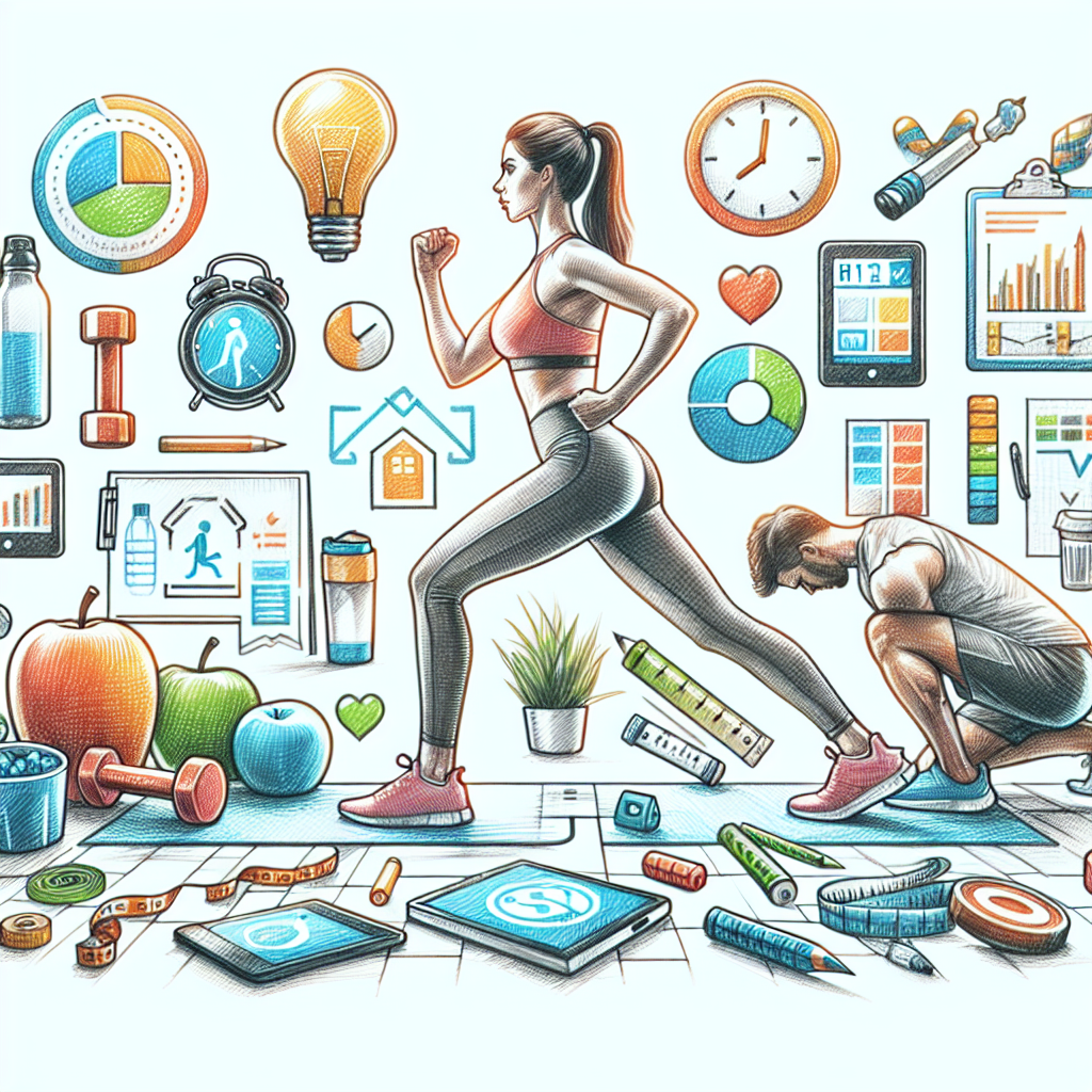 Colored-pencil illustration representing the topic: Weight Loss