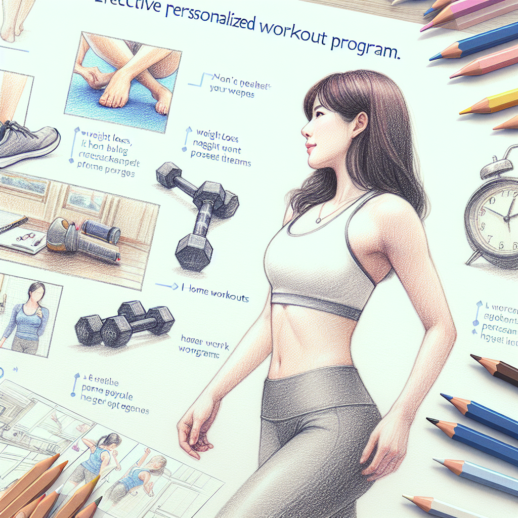 Colored-pencil illustration representing the topic: Fitness and Health