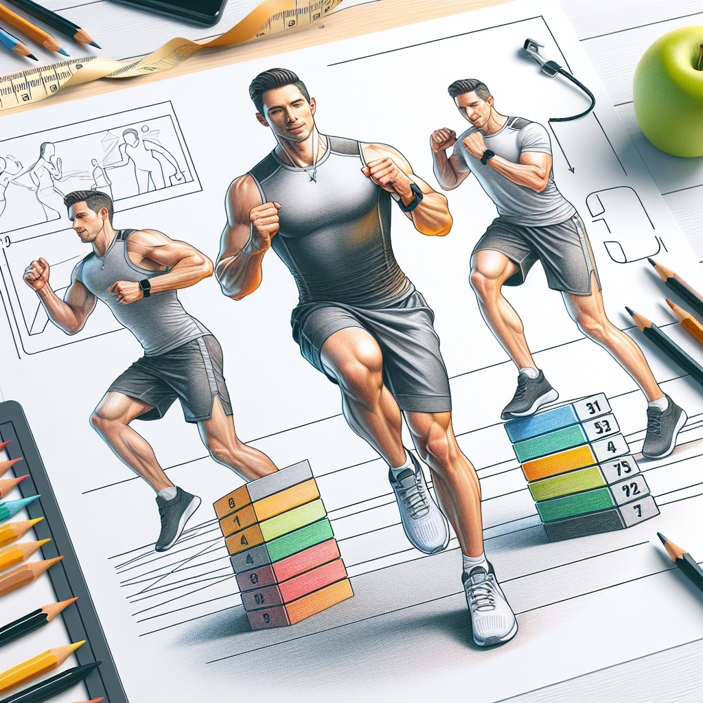 Colored-pencil illustration representing the topic: Fitness Programs