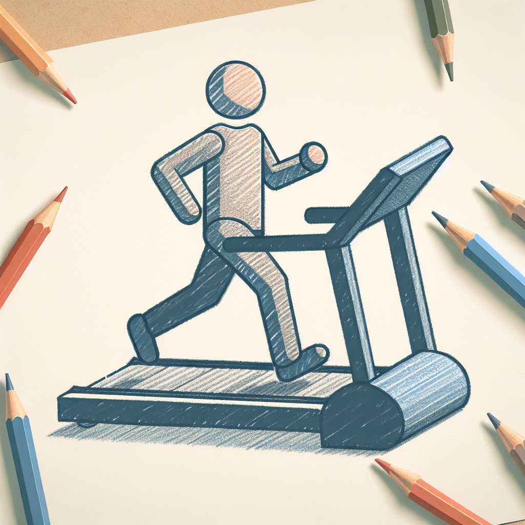 Colored-pencil illustration representing the topic: Fitness Programs