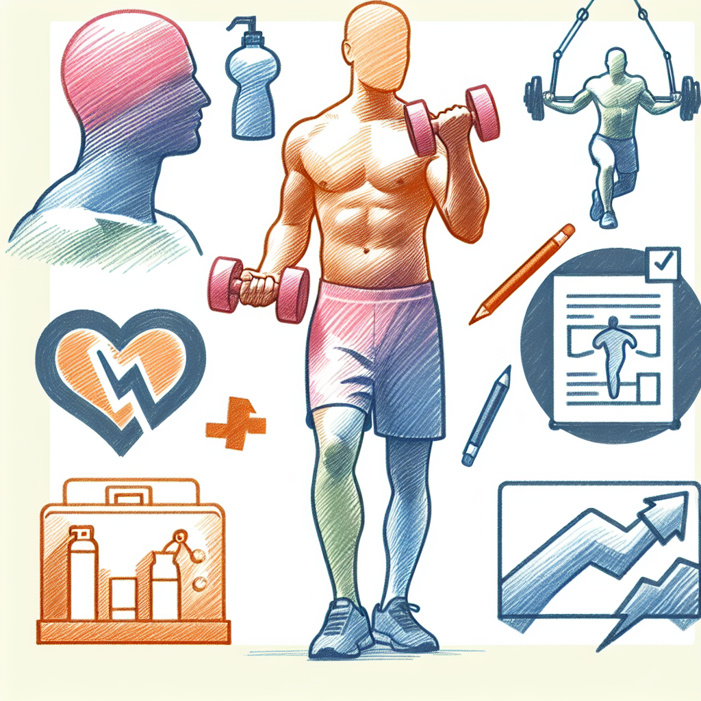 Colored-pencil illustration representing the topic: Fitness & Training
