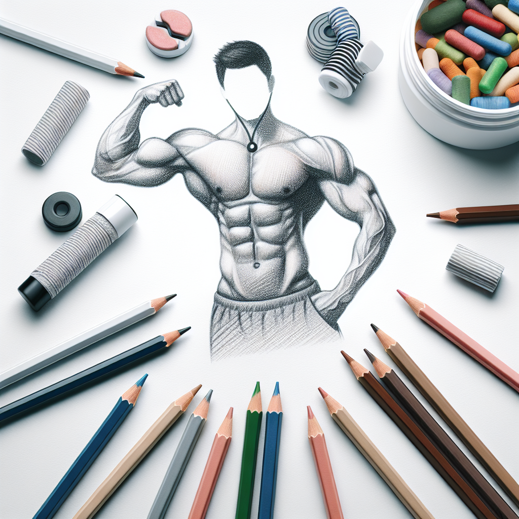 Colored-pencil illustration representing the topic: Fitness Programs