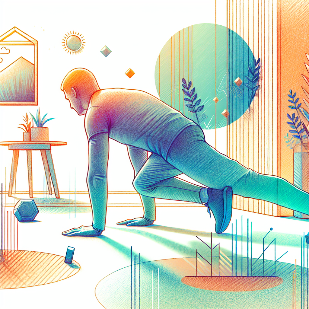 Colored-pencil illustration representing the topic: Fitness and Health