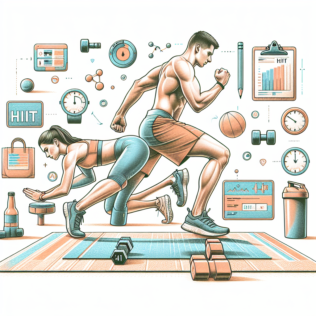 Colored-pencil illustration representing the topic: Home Workouts