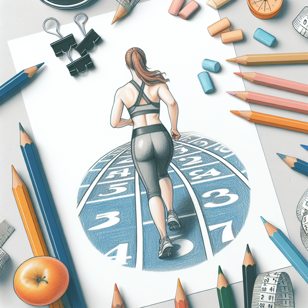 Colored-pencil illustration representing the topic: Fitness Programs