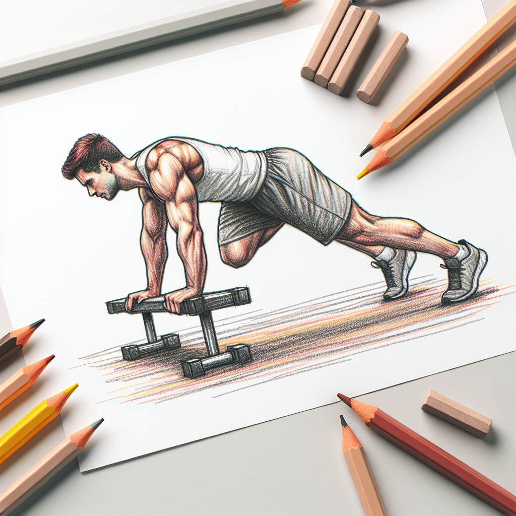 Colored-pencil illustration representing the topic: Fitness Programs