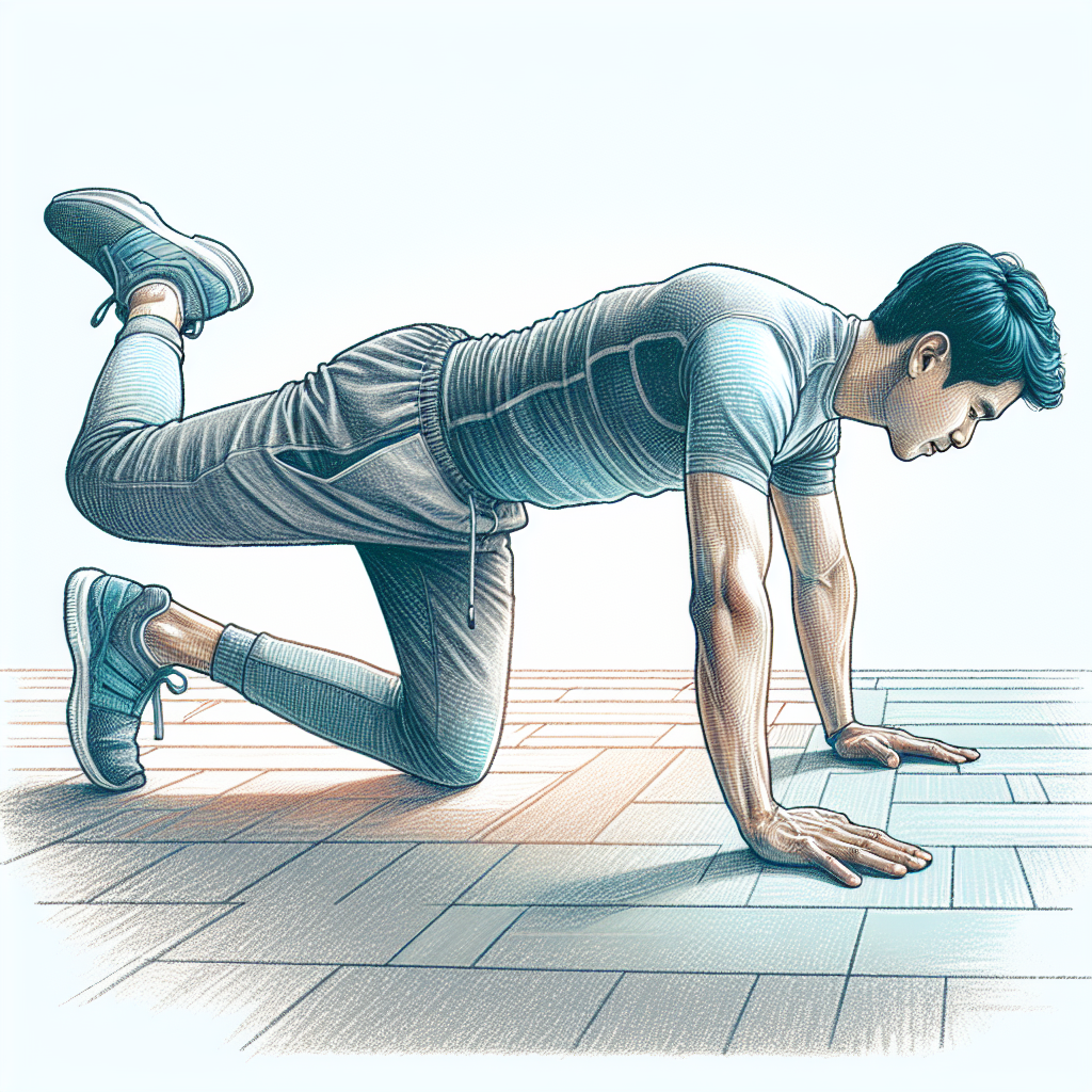 Colored-pencil illustration representing the topic: Fitness Training