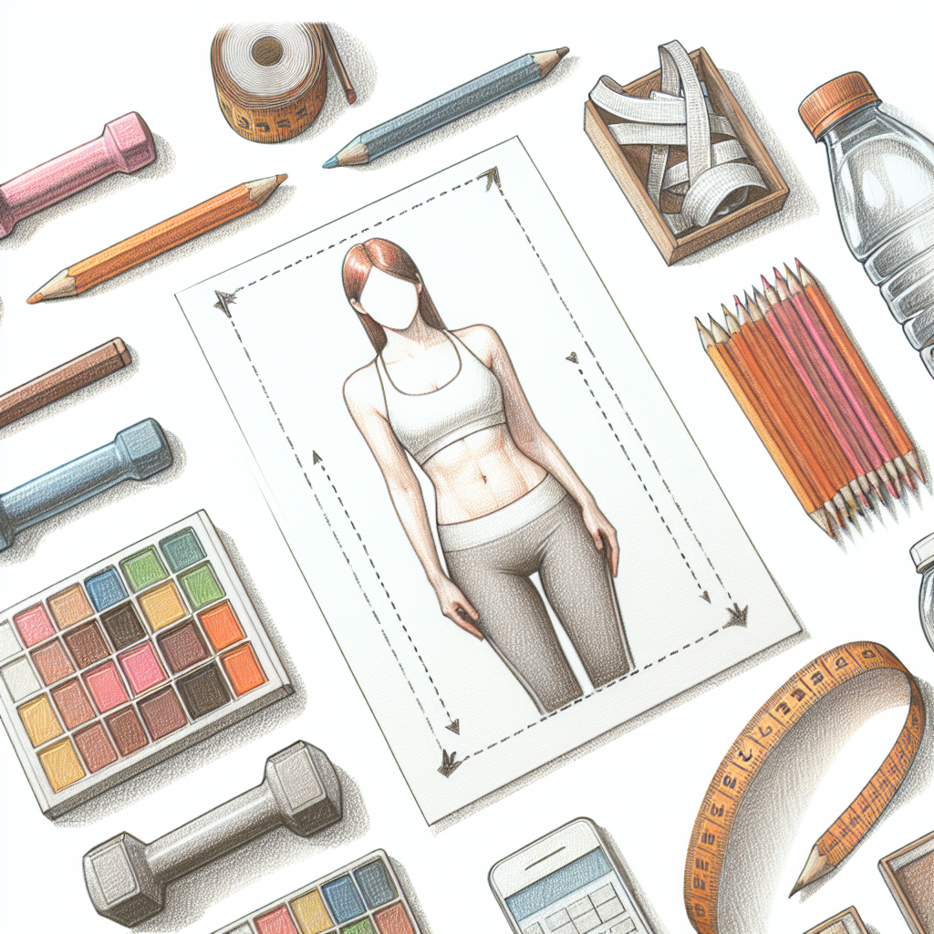 Colored-pencil illustration representing the topic: Fitness Programs