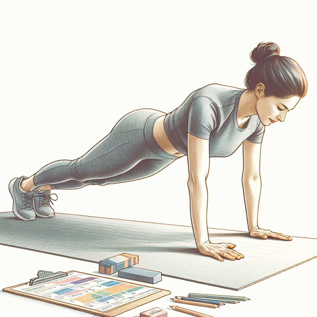 Colored-pencil illustration representing the topic: Fitness & Health