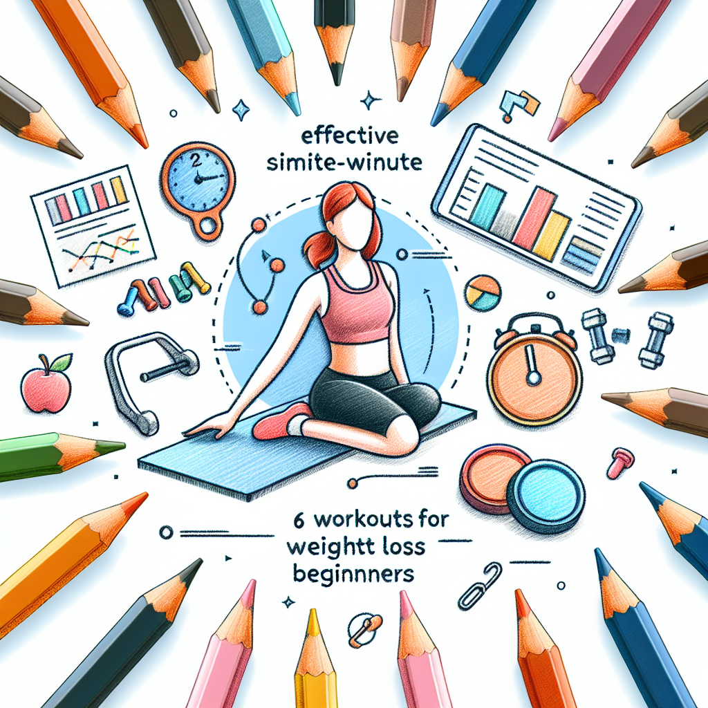 Colored-pencil illustration representing the topic: Fitness and Exercise
