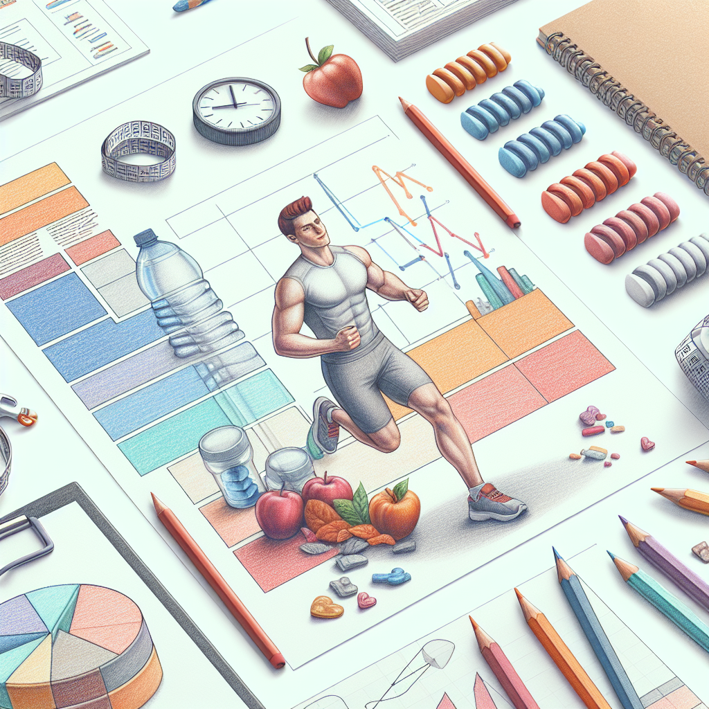 Colored-pencil illustration representing the topic: Weight Loss