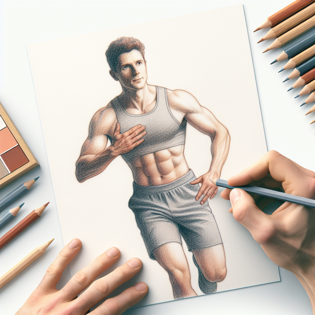 Colored-pencil illustration representing the topic: Fitness Programs