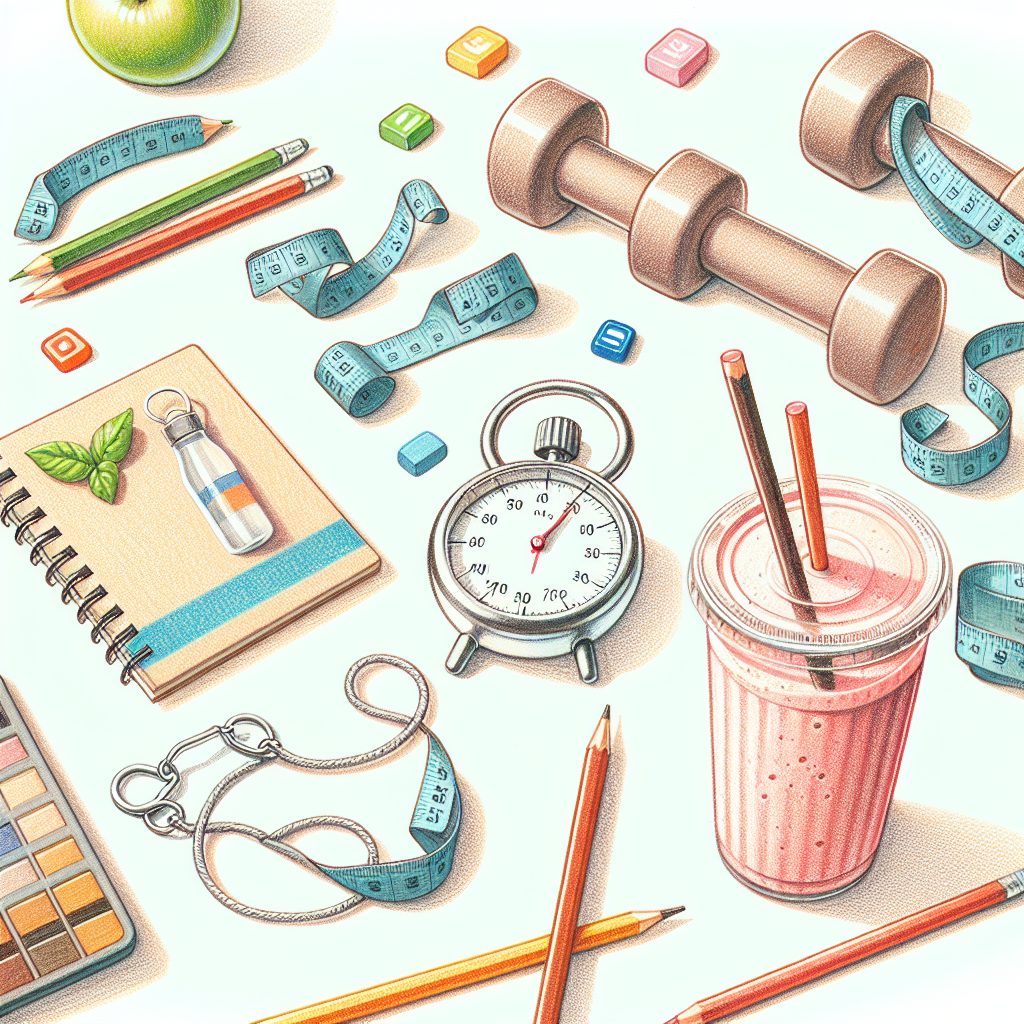 Colored-pencil illustration representing the topic: Weight Loss Programs