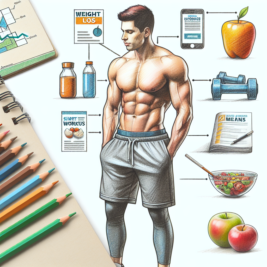Colored-pencil illustration representing the topic: Health and Fitness
