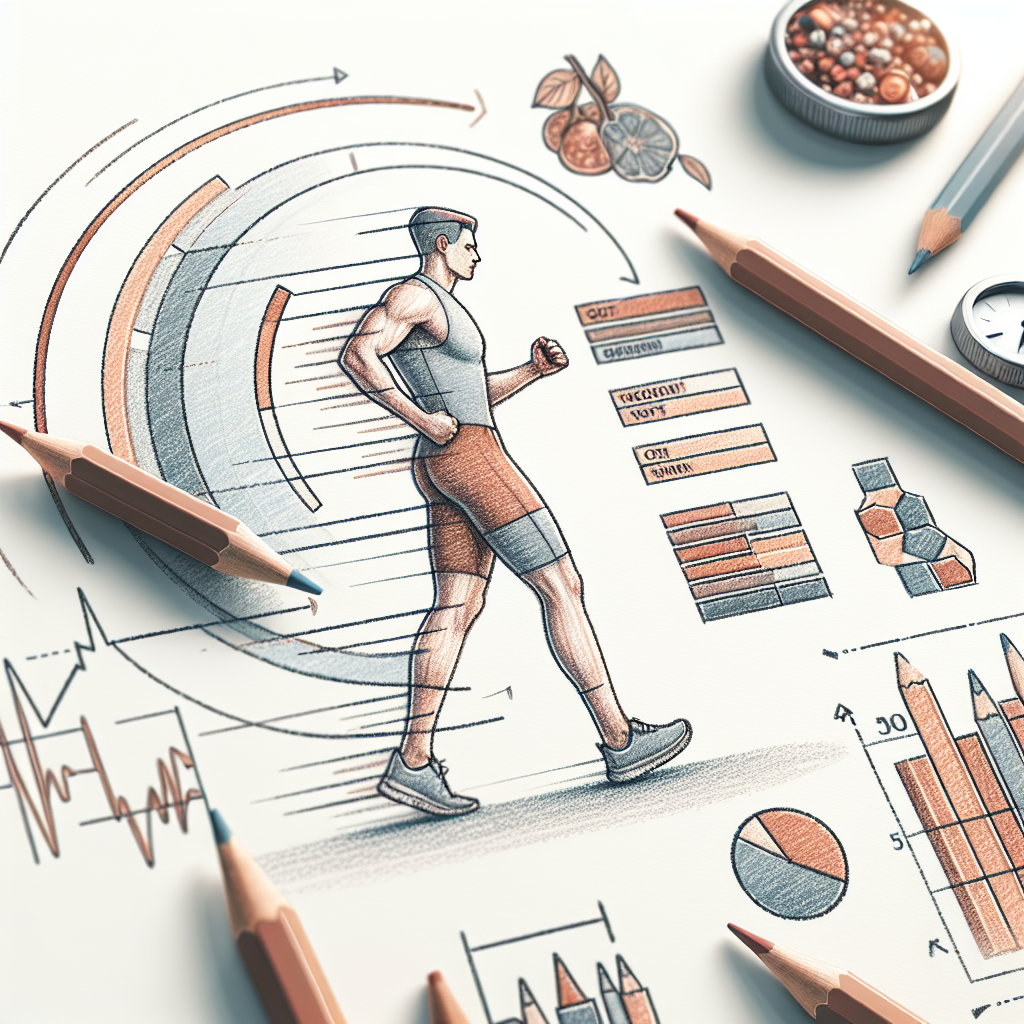 Colored-pencil illustration representing the topic: Health & Fitness