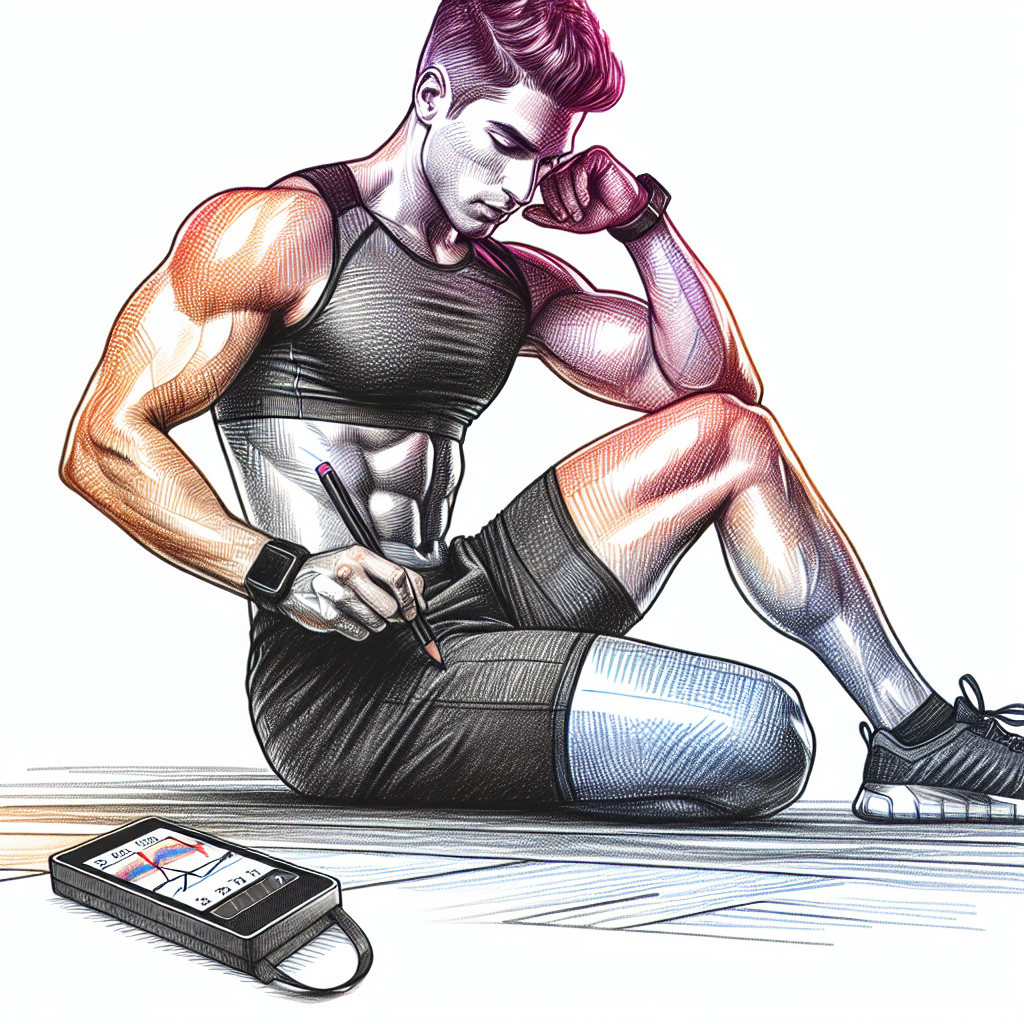 Colored-pencil illustration representing the topic: Fitness and Health