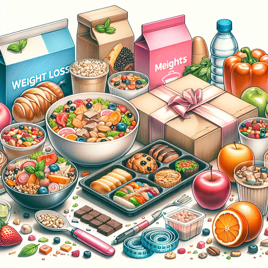 Colored-pencil illustration representing the topic: Weight Loss