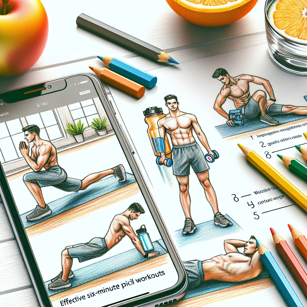 Colored-pencil illustration representing the topic: Fitness and Health