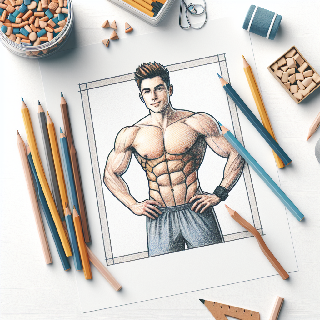 Colored-pencil illustration representing the topic: Fitness Programs