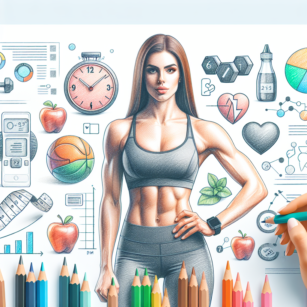 Colored-pencil illustration representing the topic: Health and Wellness