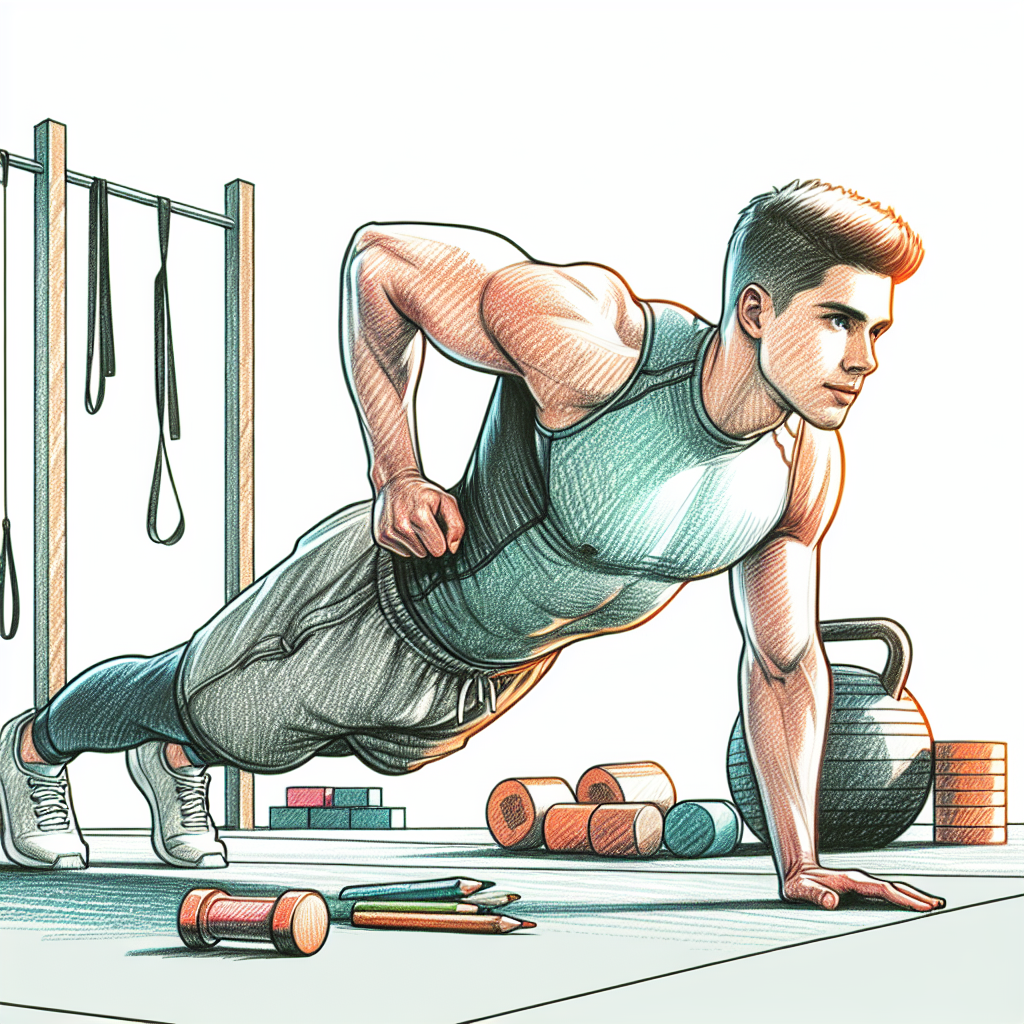 Colored-pencil illustration representing the topic: Fitness and Exercise
