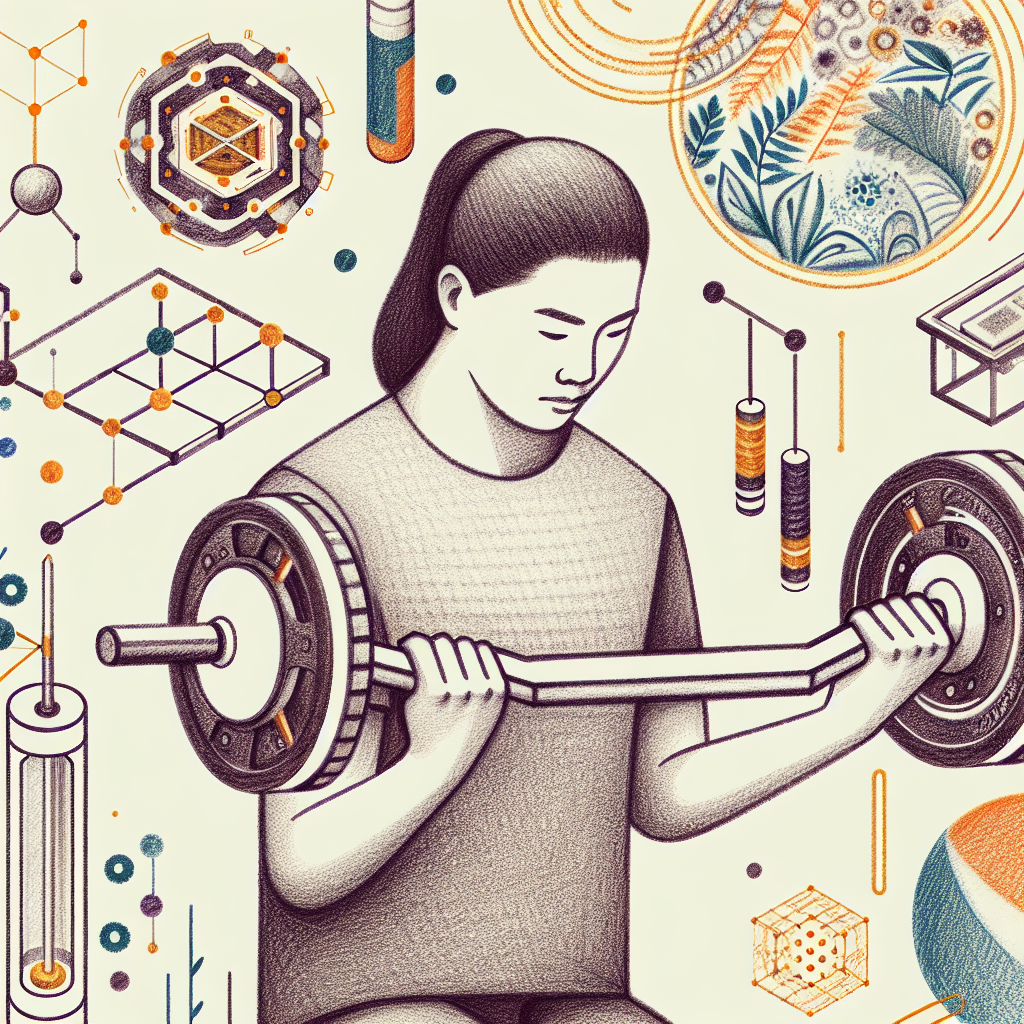 Colored-pencil illustration representing the topic: Fitness and Health