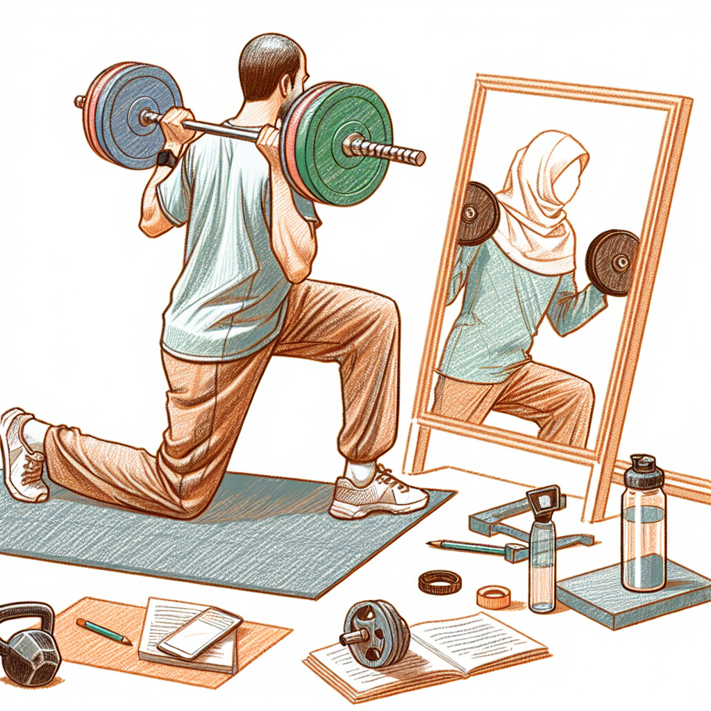 Colored-pencil illustration representing the topic: Fitness Programs