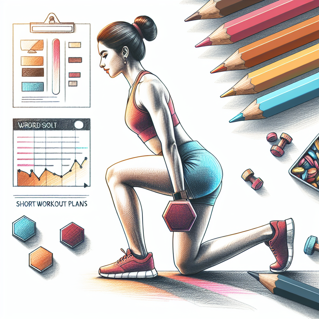 Colored-pencil illustration representing the topic: Fitness Programs