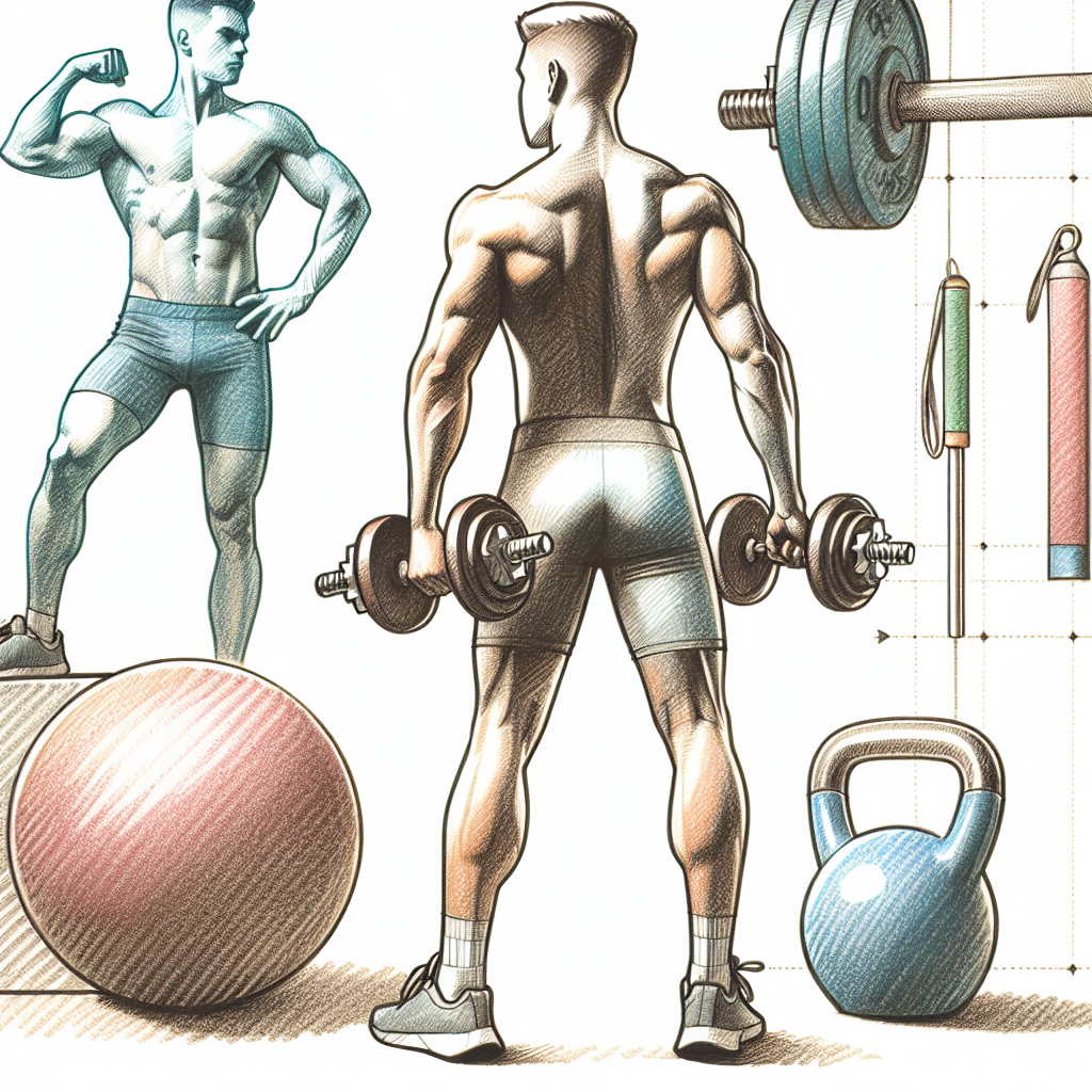 Colored-pencil illustration representing the topic: Fitness and Weight Loss