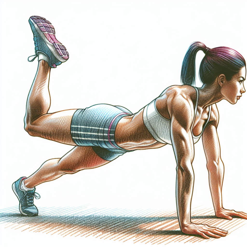 Colored-pencil illustration representing the topic: Fitness Training