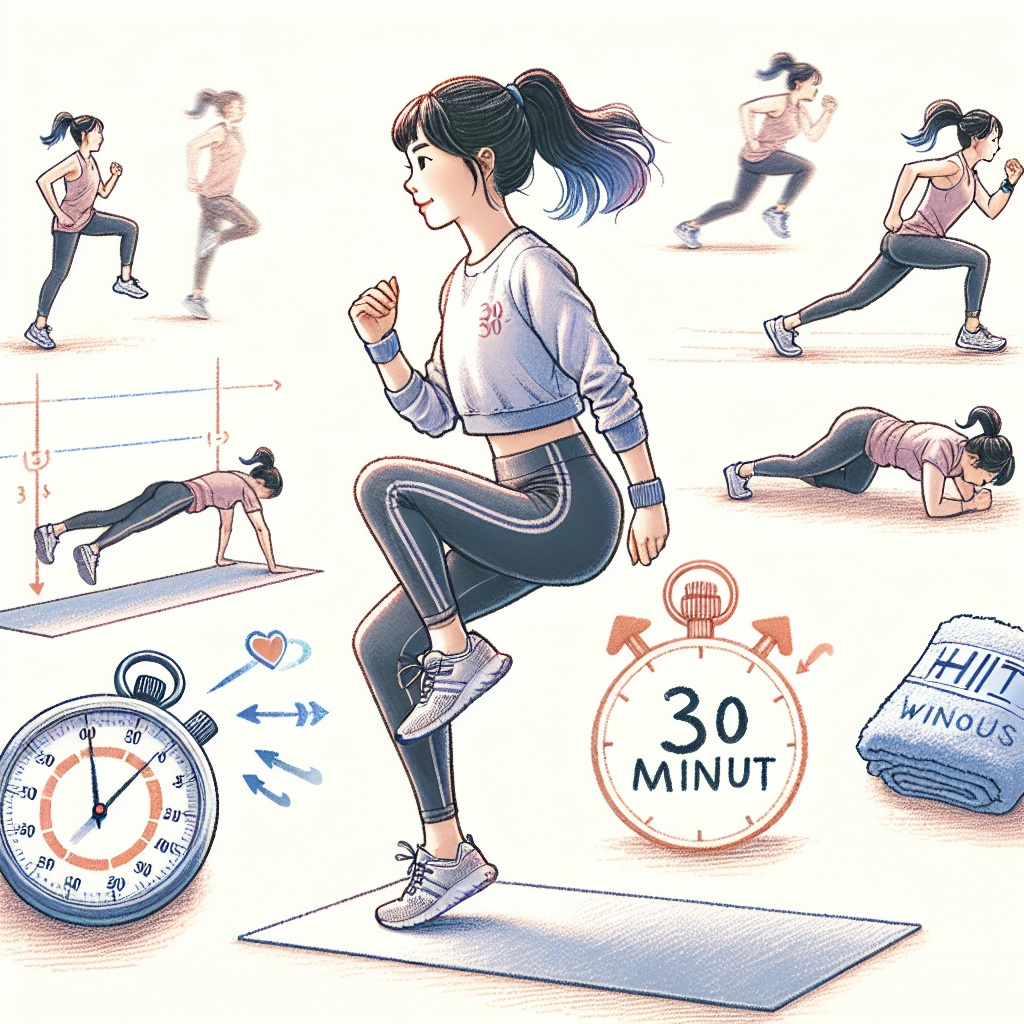 Colored-pencil illustration representing the topic: Fitness