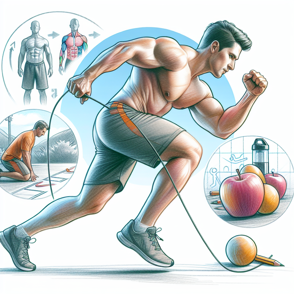Colored-pencil illustration representing the topic: Fitness and Wellness
