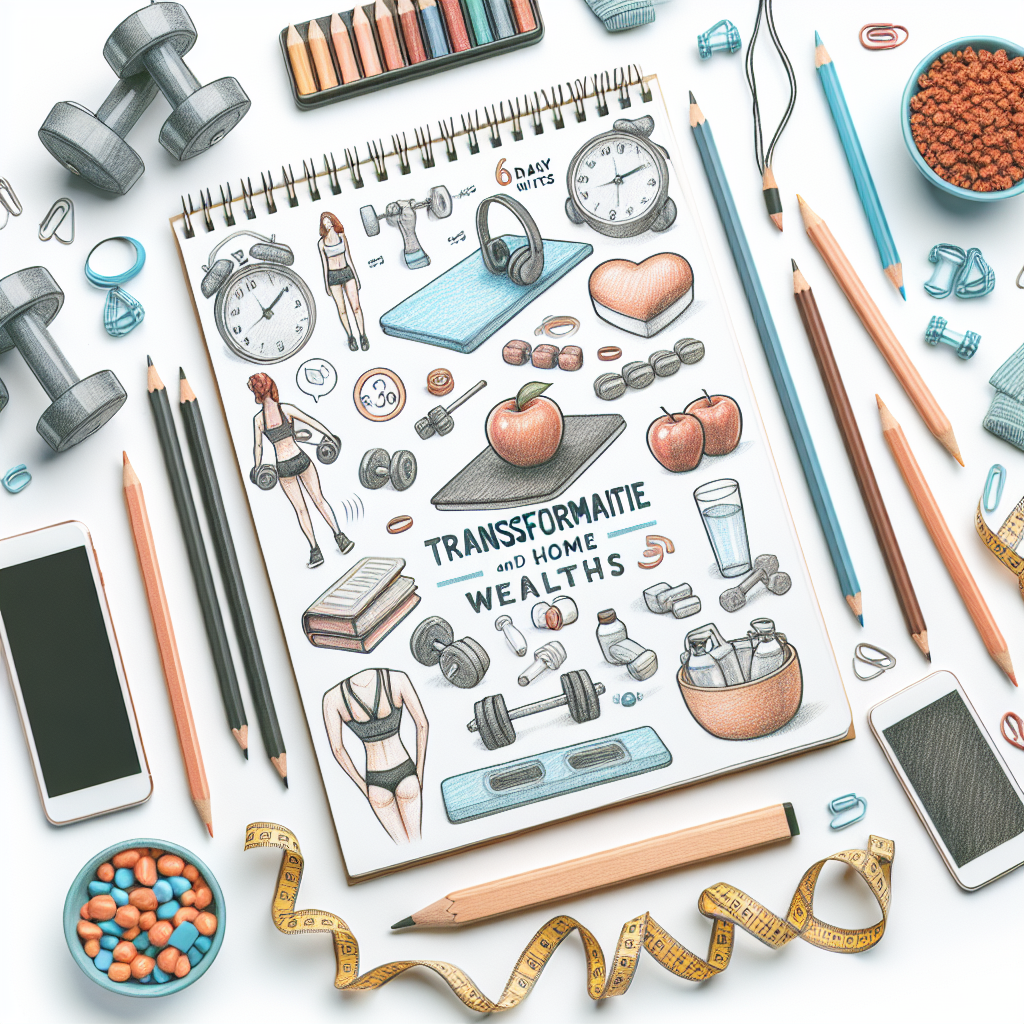 Colored-pencil illustration representing the topic: Fitness Programs