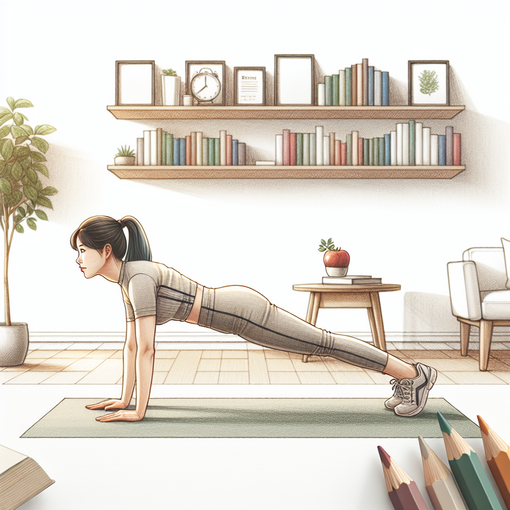 Colored-pencil illustration representing the topic: Fitness and Health