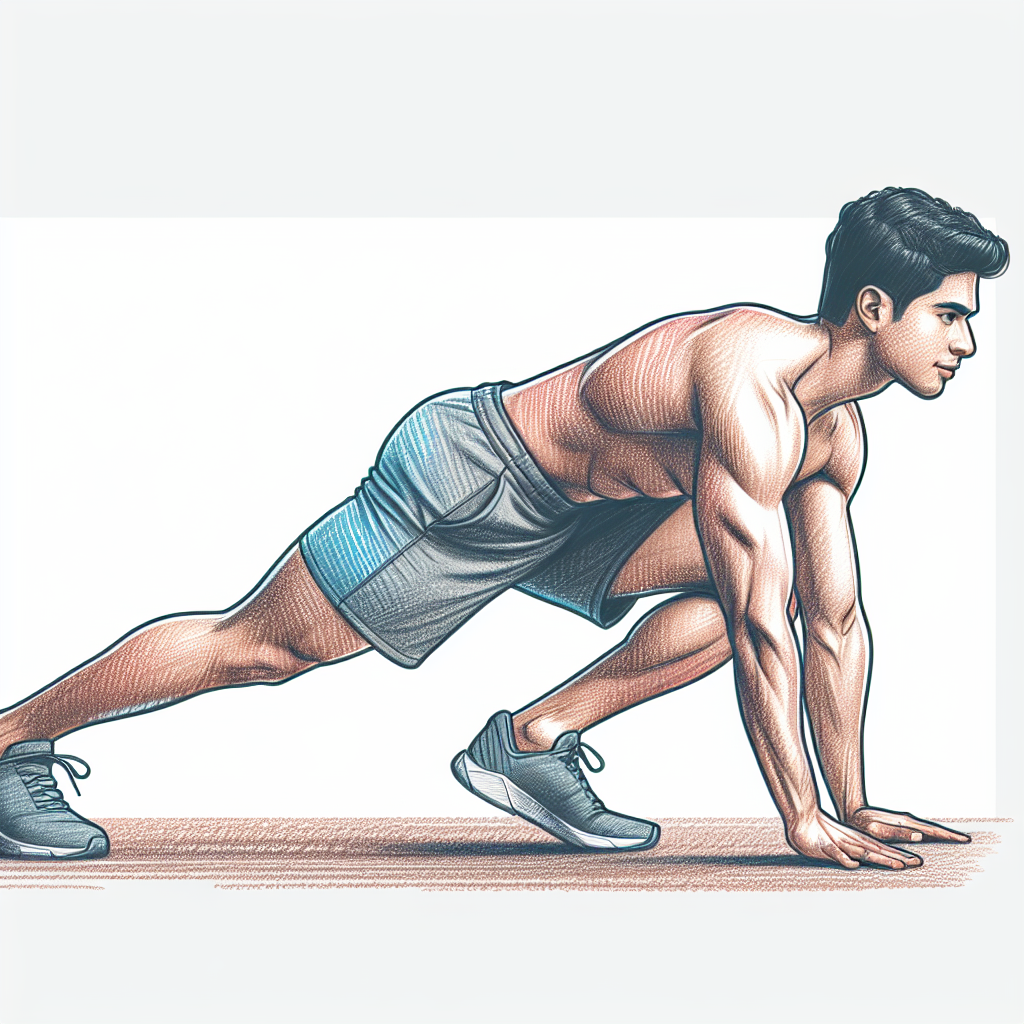 Colored-pencil illustration representing the topic: Home Workouts