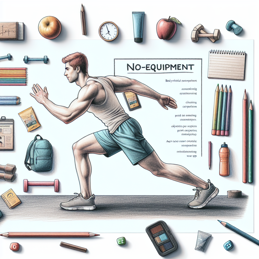 Colored-pencil illustration representing the topic: Fitness Programs