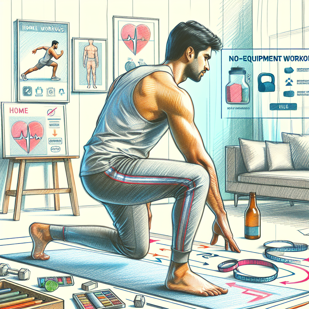 Colored-pencil illustration representing the topic: Fitness
