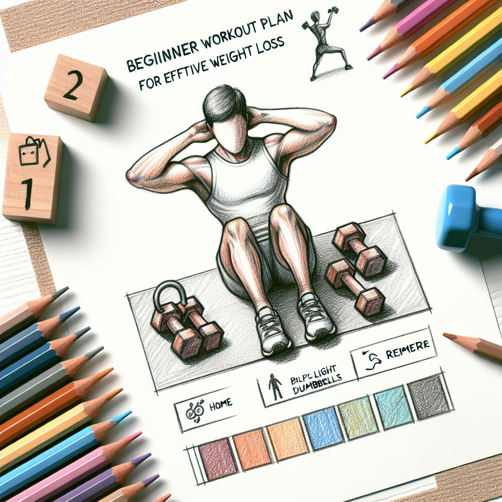 Colored-pencil illustration representing the topic: Fitness Guidance
