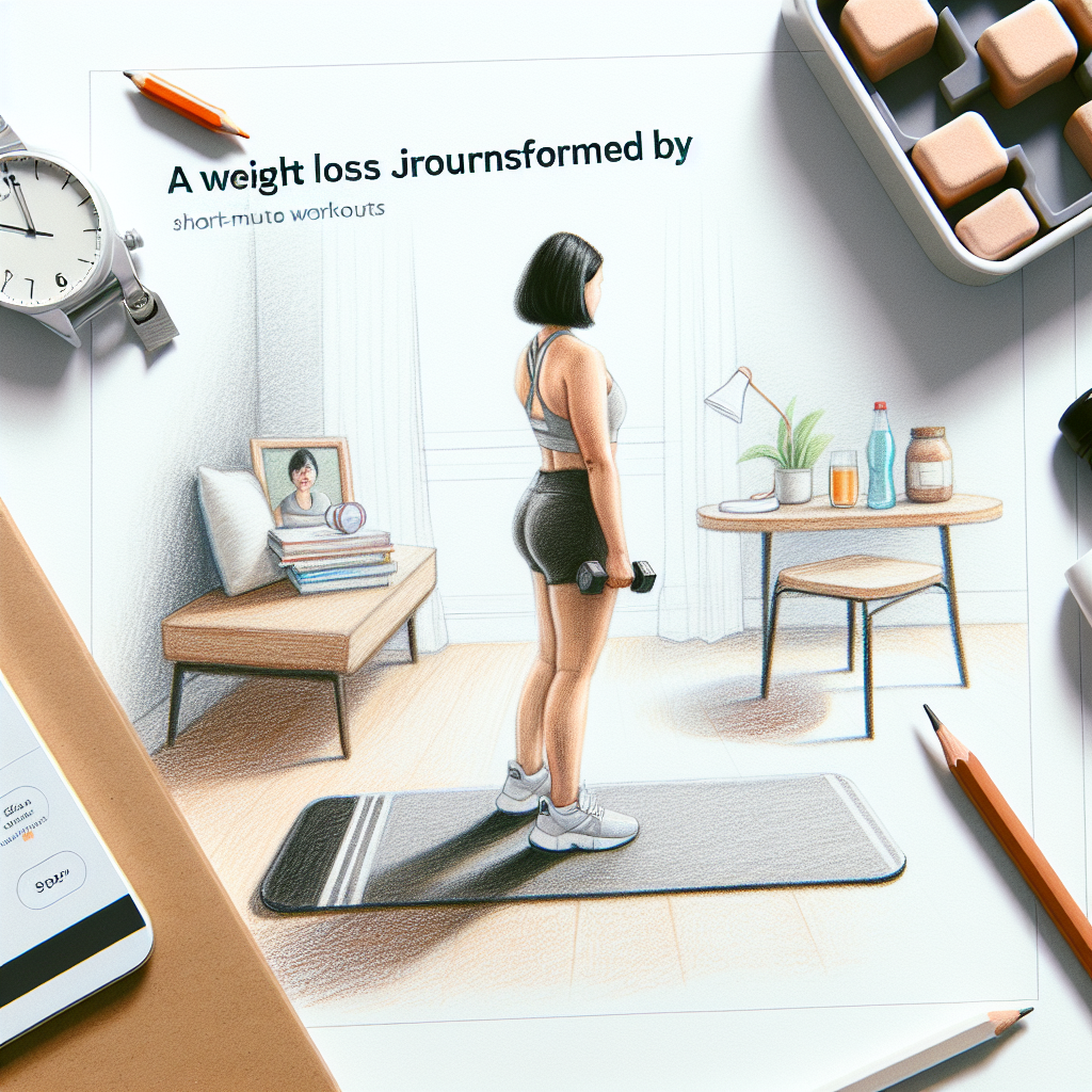 Colored-pencil illustration representing the topic: Fitness Tips